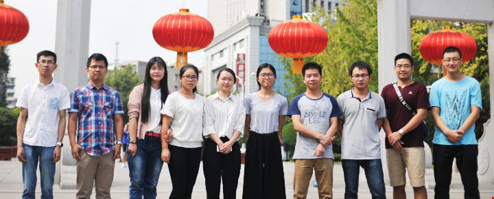 Group photo(Sept. 2016) From left: Dayou Zhong, Wei Liu, Xing Wang, Wenyan Wang, Xin Wang, Yanlan Feng, Weishuang Li, Zhan Dong, Linyang Wu, Minghui Zhu.